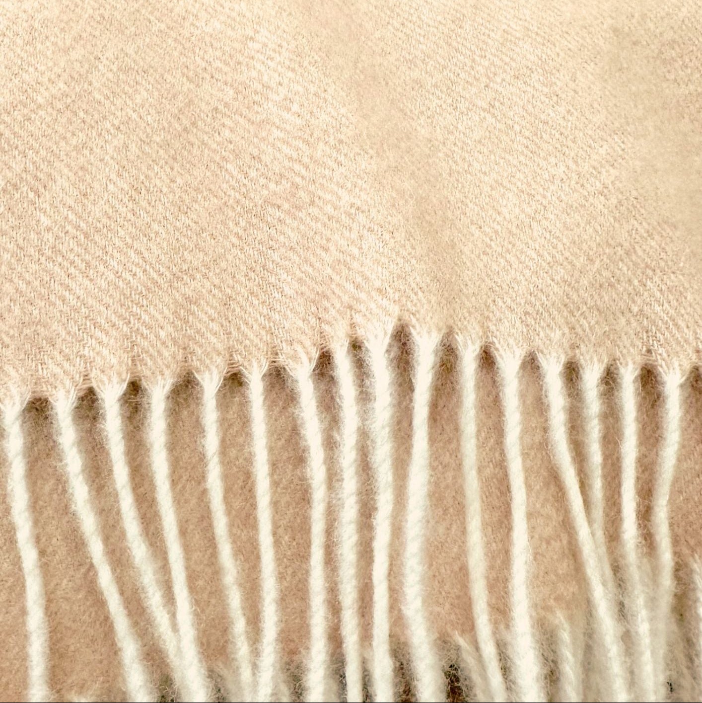 Australia Made 100% Merino Wool Scarf | Light Camel Scarf - Morning Dune