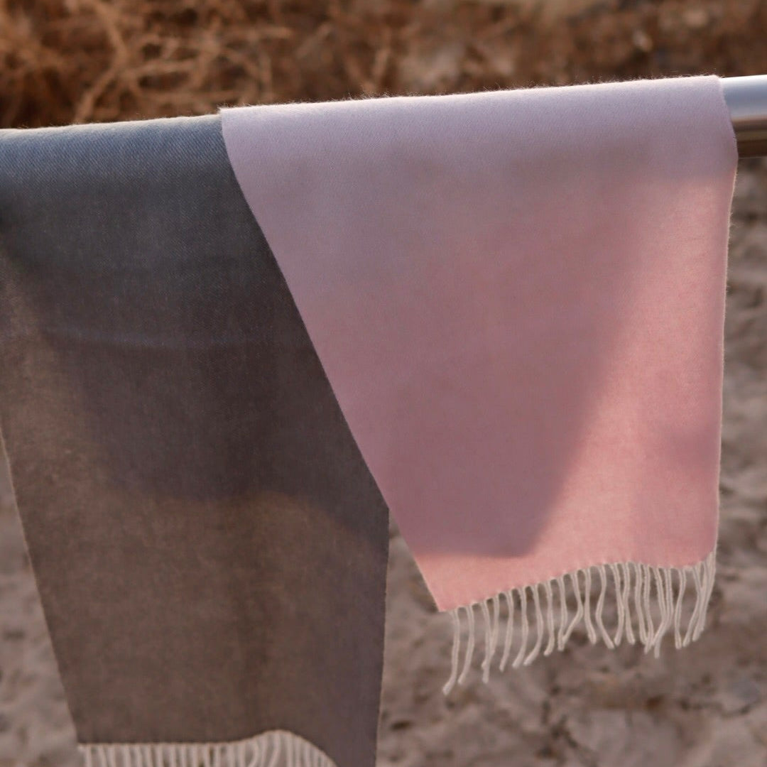 100% Australian Merino Wool Scarf | Gradient Scarf - Dreamy Macaron