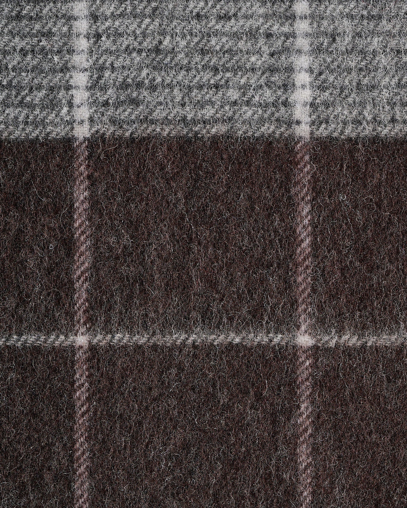 Australia Made 100% Merino Wool Scarf | Plaid Scarf - Coco Brownie