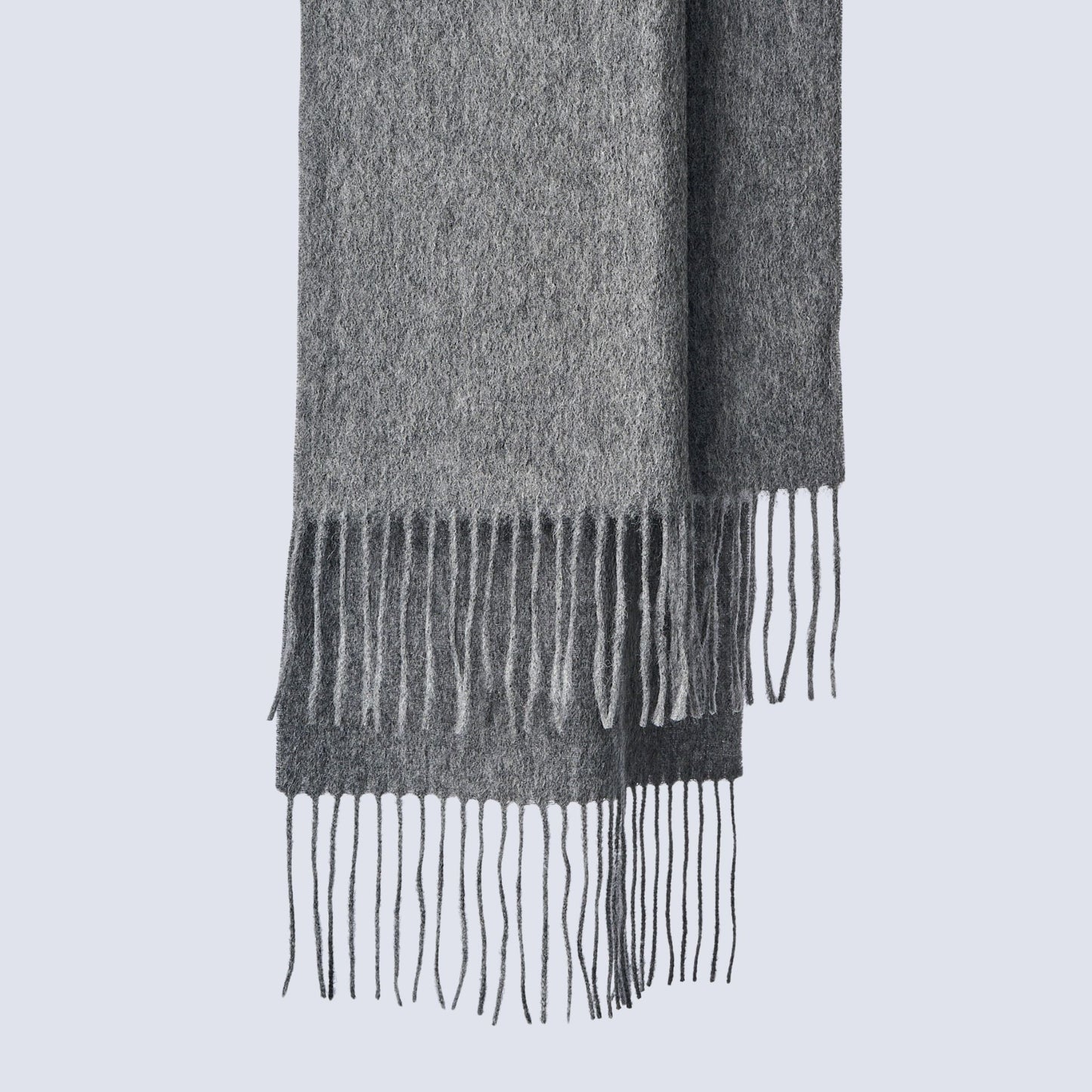 Australia Made Merino Wool Scarf | Solid Scarf - Midnight Ash