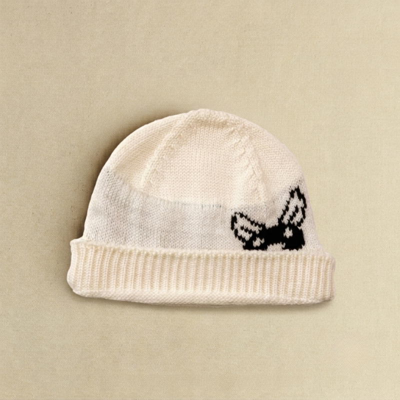 100% WOOL BEANIE