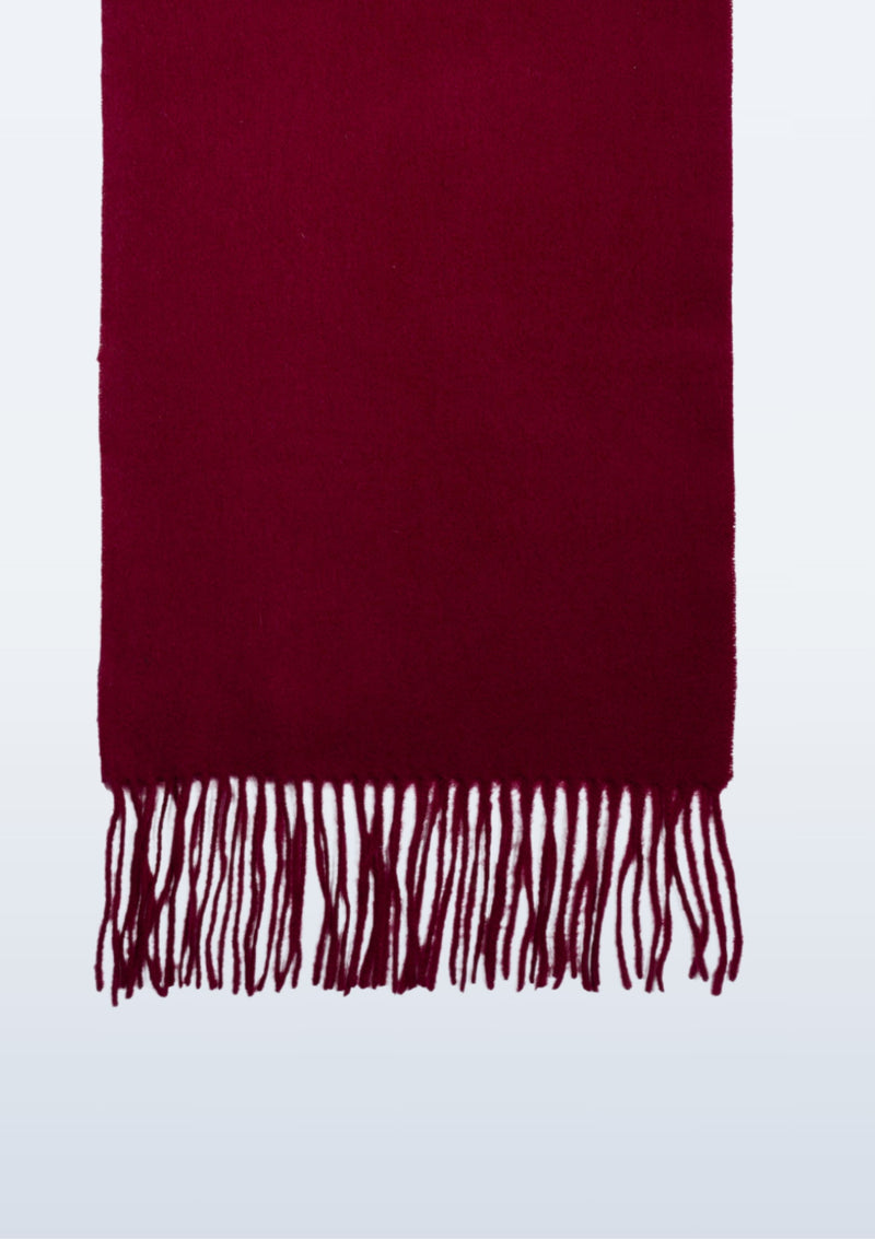 Australia Made Merino Wool Scarf | Rose Red Scarf