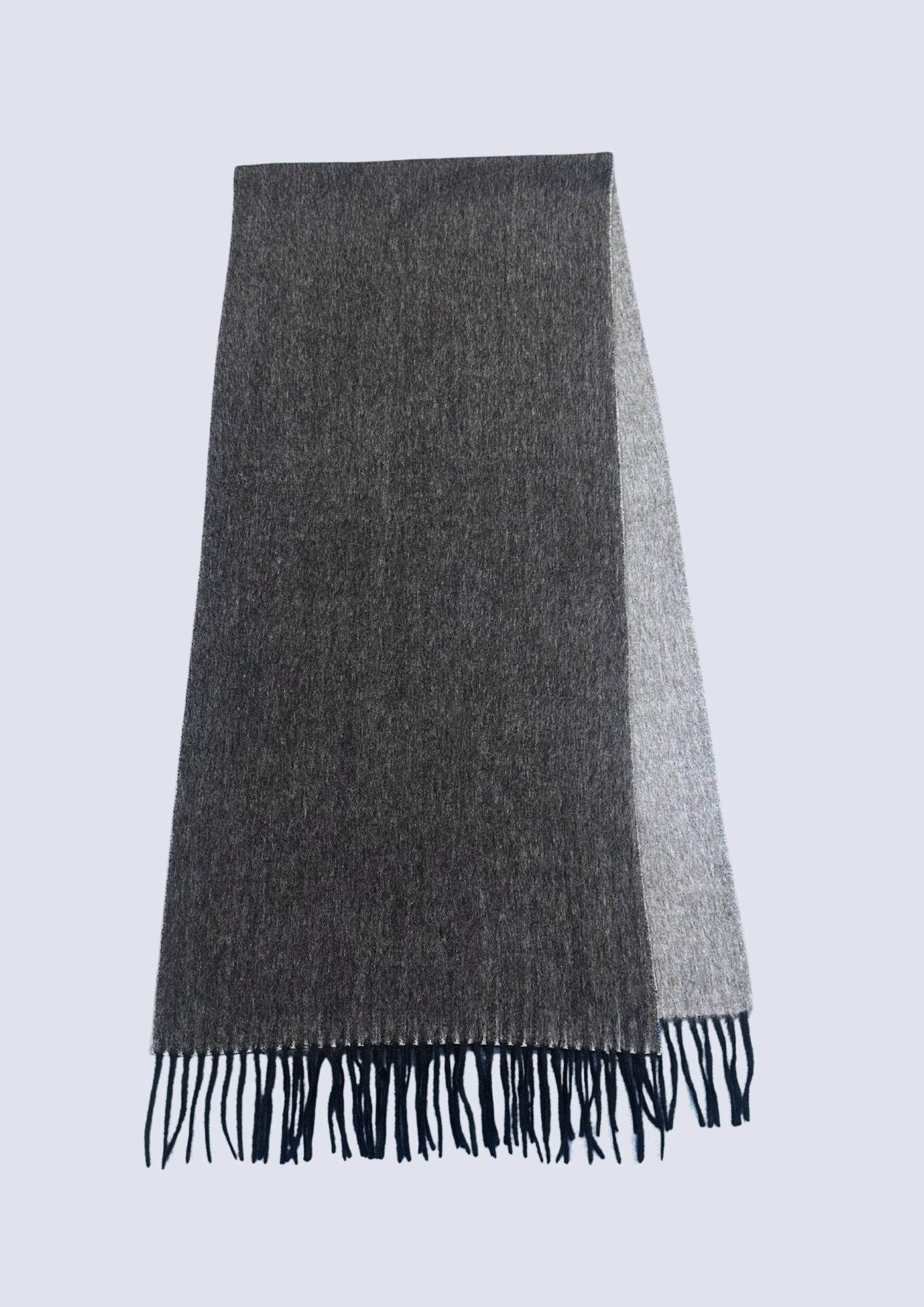 Australia made Alpaca Wool Scarf | Double Sided Shawl - Storm Peak