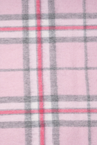 Australia Made Merino Wool Scarf | Tartan Scarf - Baby Pink Thompson Scarf