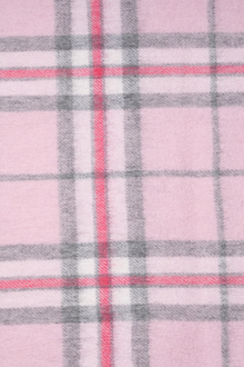 Australia Made Merino Wool Scarf | Tartan Scarf - Baby Pink Thompson Scarf