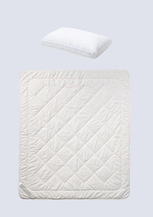Cool Wool Cotton Quilt & Pillow Set