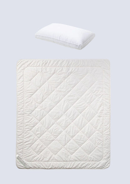 Cool Wool Cotton Quilt & Pillow Set