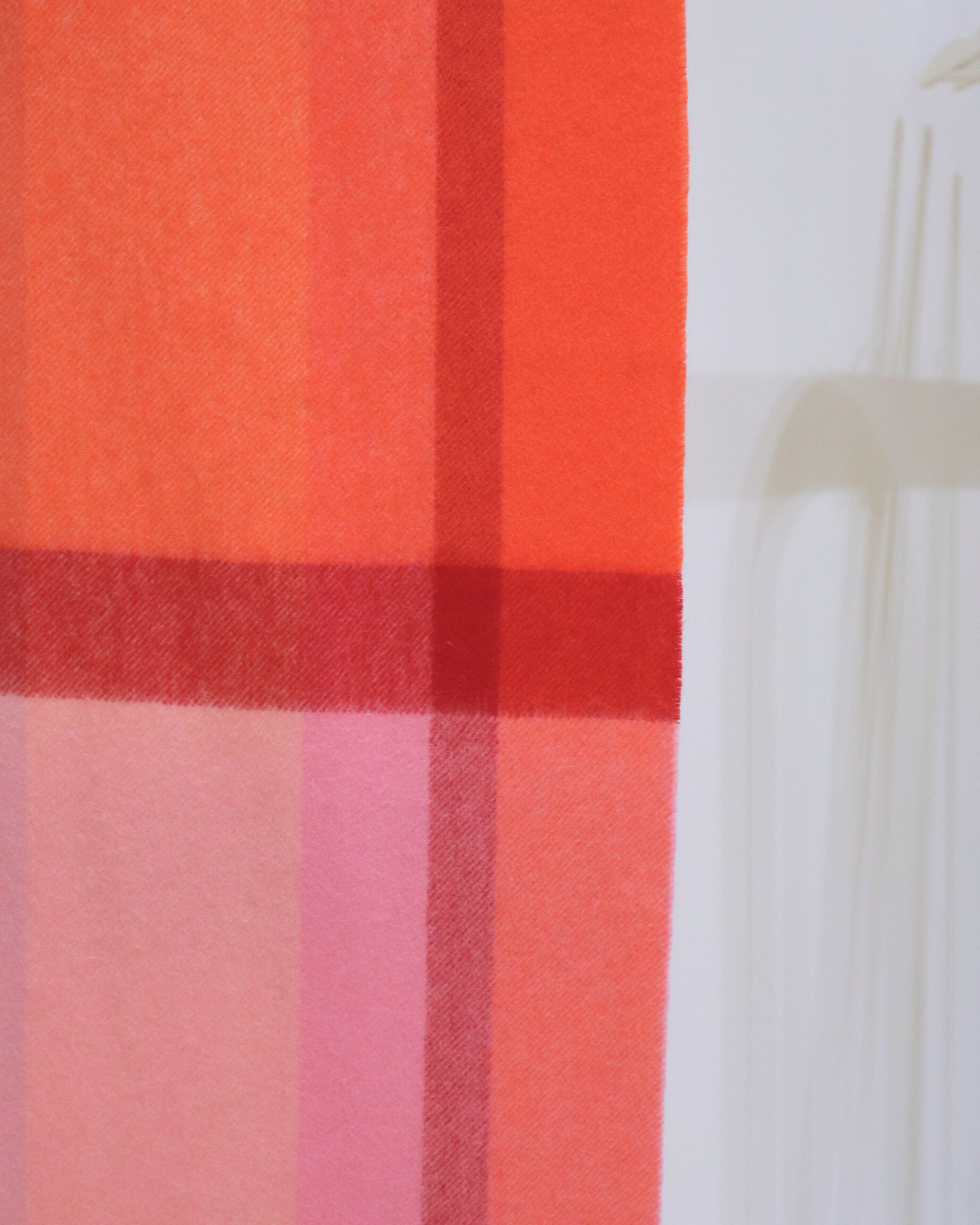 Australia Made 100% Merino Wool Scarf｜Plaid Scarf - Citrus Sinensis