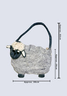 Handmade Felted Sheep Shoulder Bag