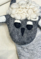 Handmade Felted Sheep Shoulder Bag