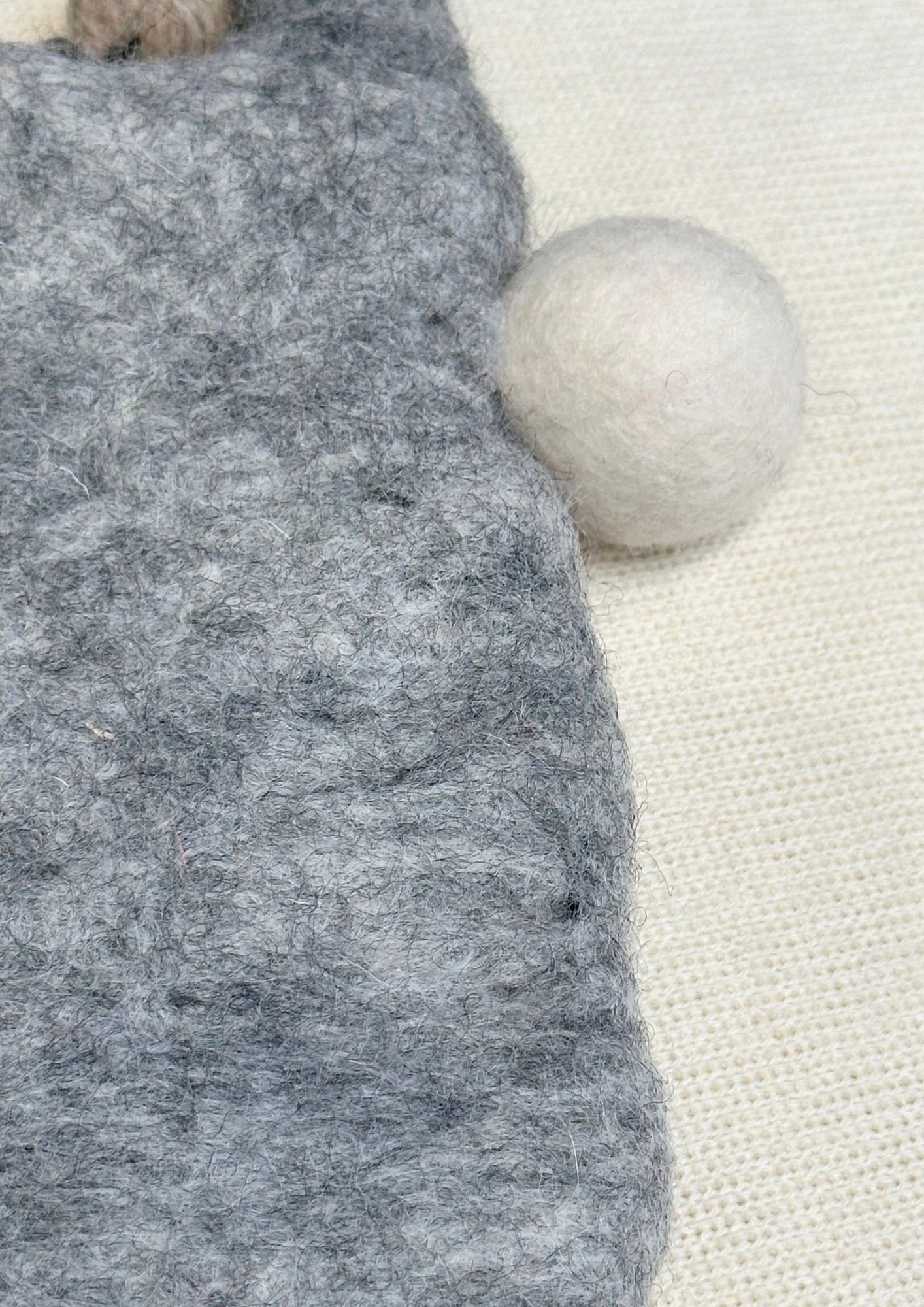 Handmade Felted Sheep Crossbody Bag