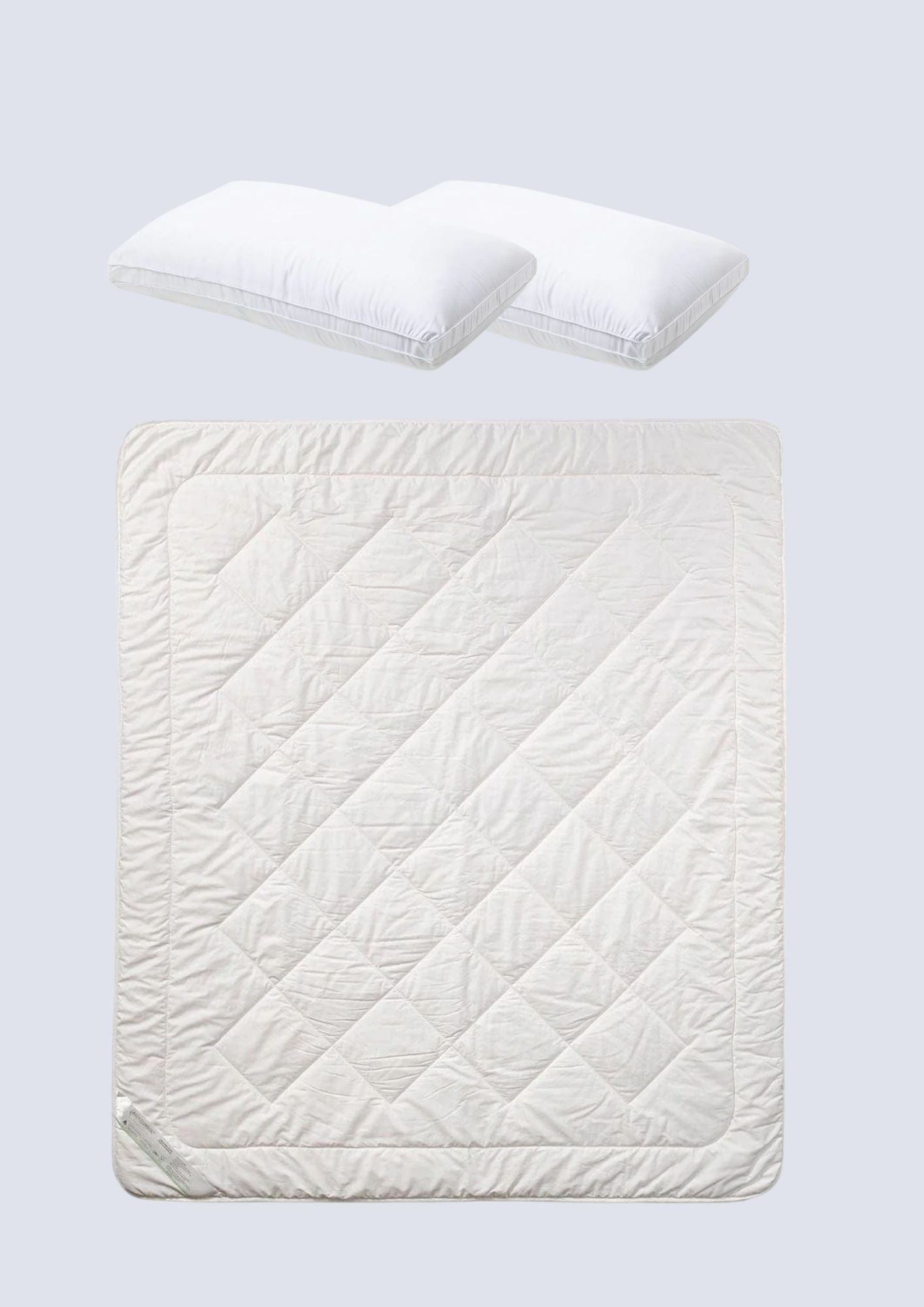 Cool Wool Cotton Quilt & Pillow Set