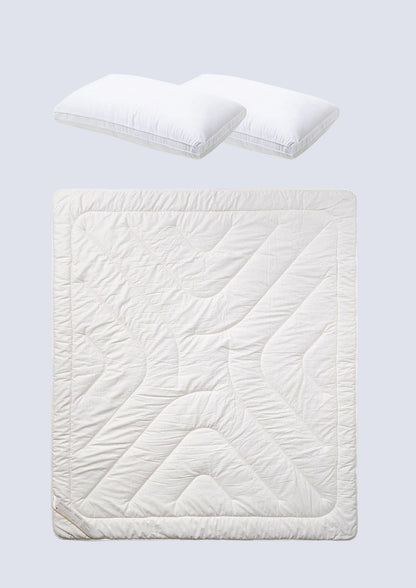 Everyday Wool Quilt & Pillow Set