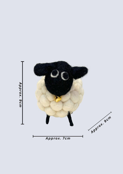 Handmade Felted Wool Sheep