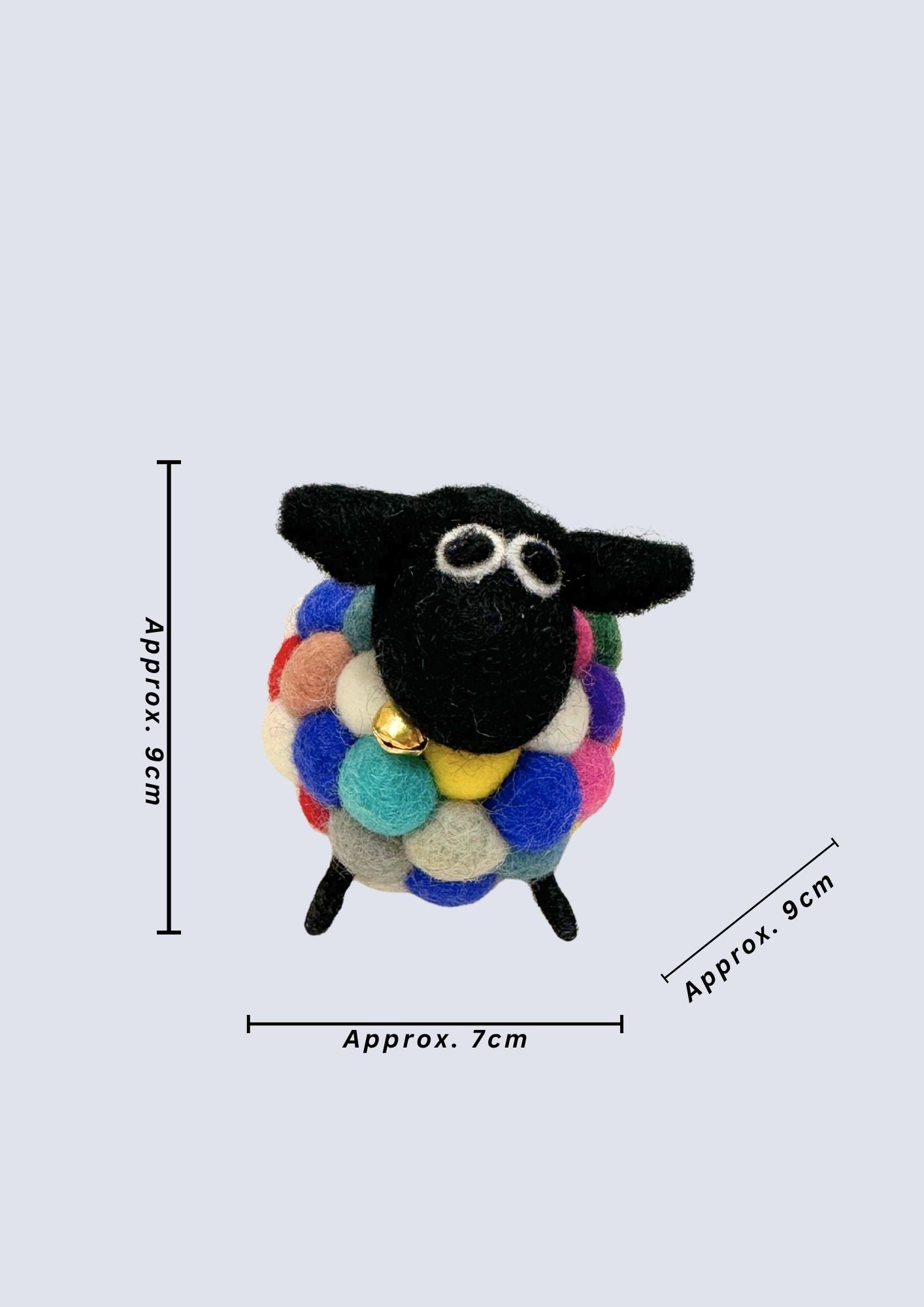 Handmade Felted Wool Sheep