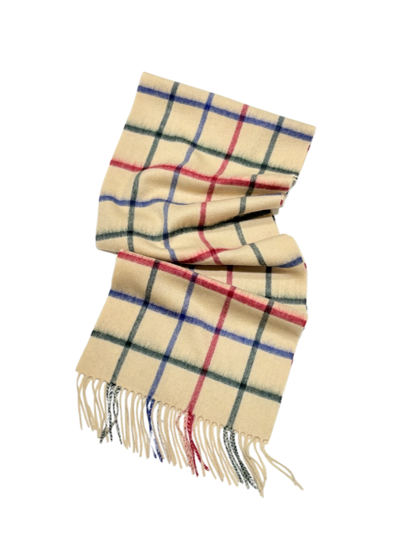 Australia Made Merino Wool Scarf |  Plaid Scarf - Rutherglen, VIC