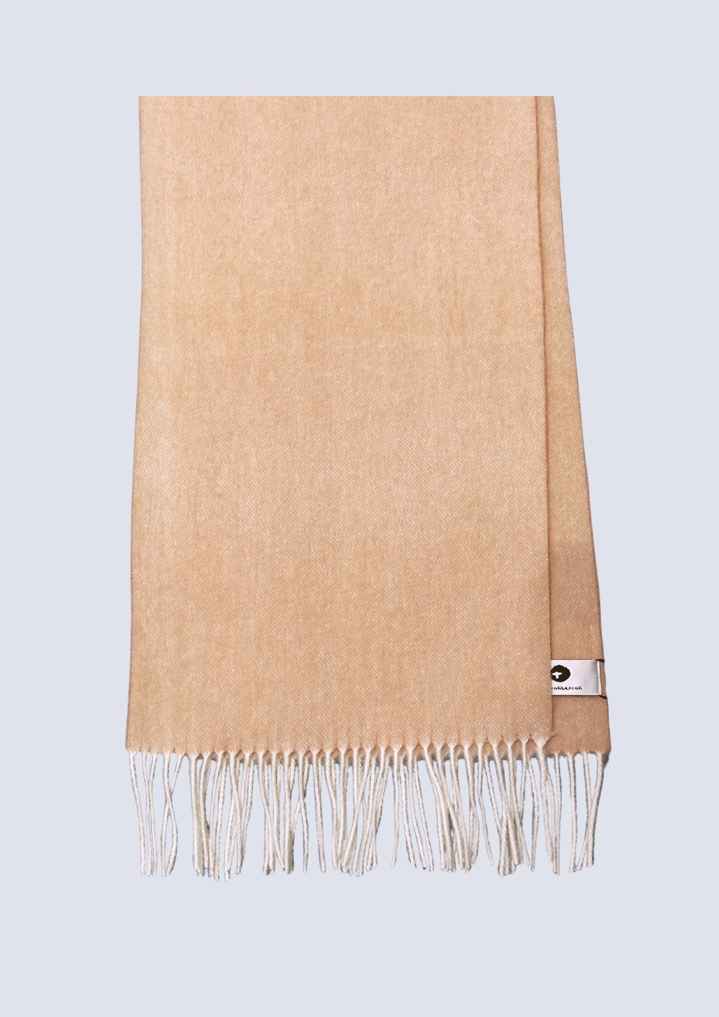 Australia Made 100% Merino Wool Scarf | Light Camel Scarf - Morning Dune