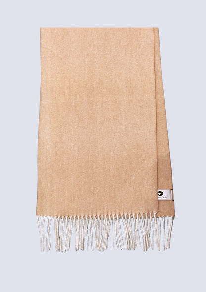 Australia Made 100% Merino Wool Scarf | Light Camel Scarf - Morning Dune