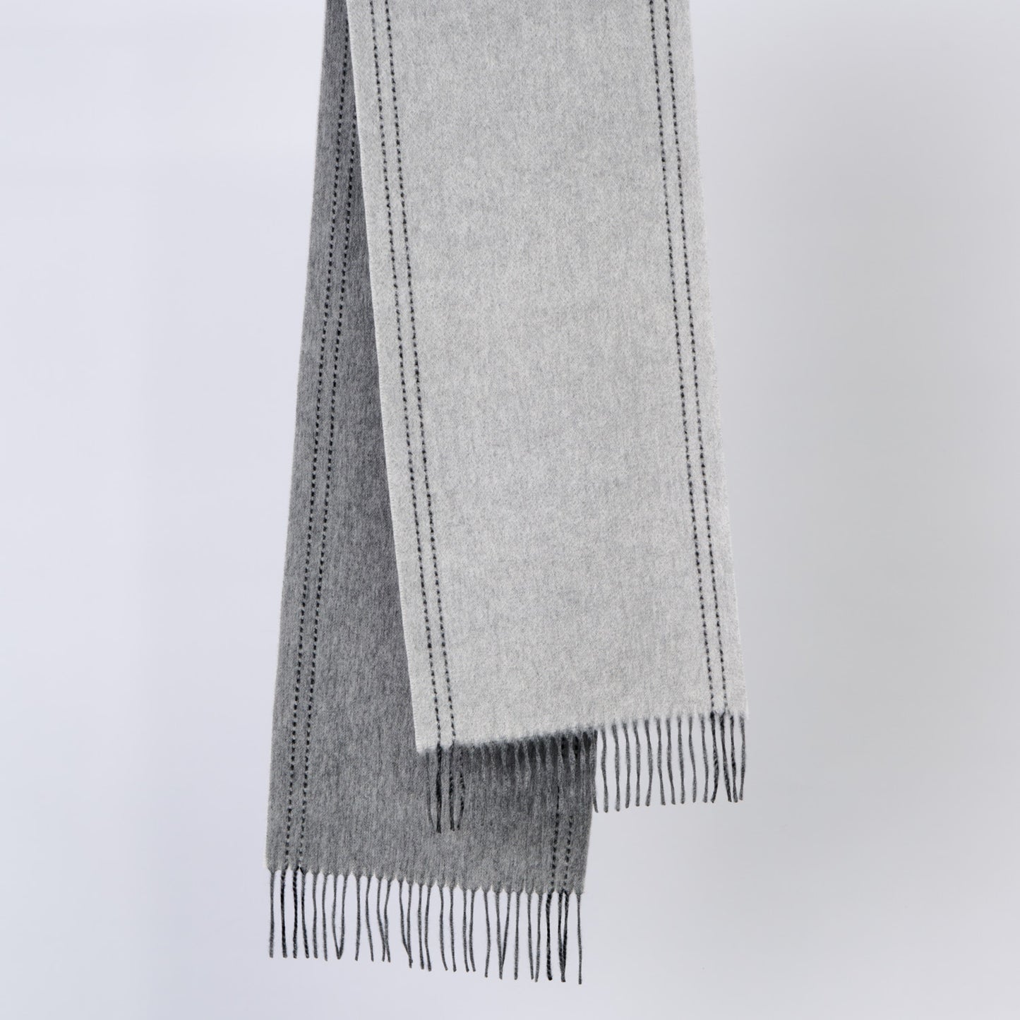 2026 Australian Made 100% Merino Wool Scarf | Urban Minimal – Silent Grey