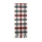 Australia Made Merino Wool Scarf | Tartan Scarf  - Rice Pink Thompson Scarf