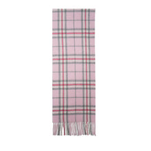 Australia Made Merino Wool Scarf | Tartan Scarf - Baby Pink Thompson Scarf