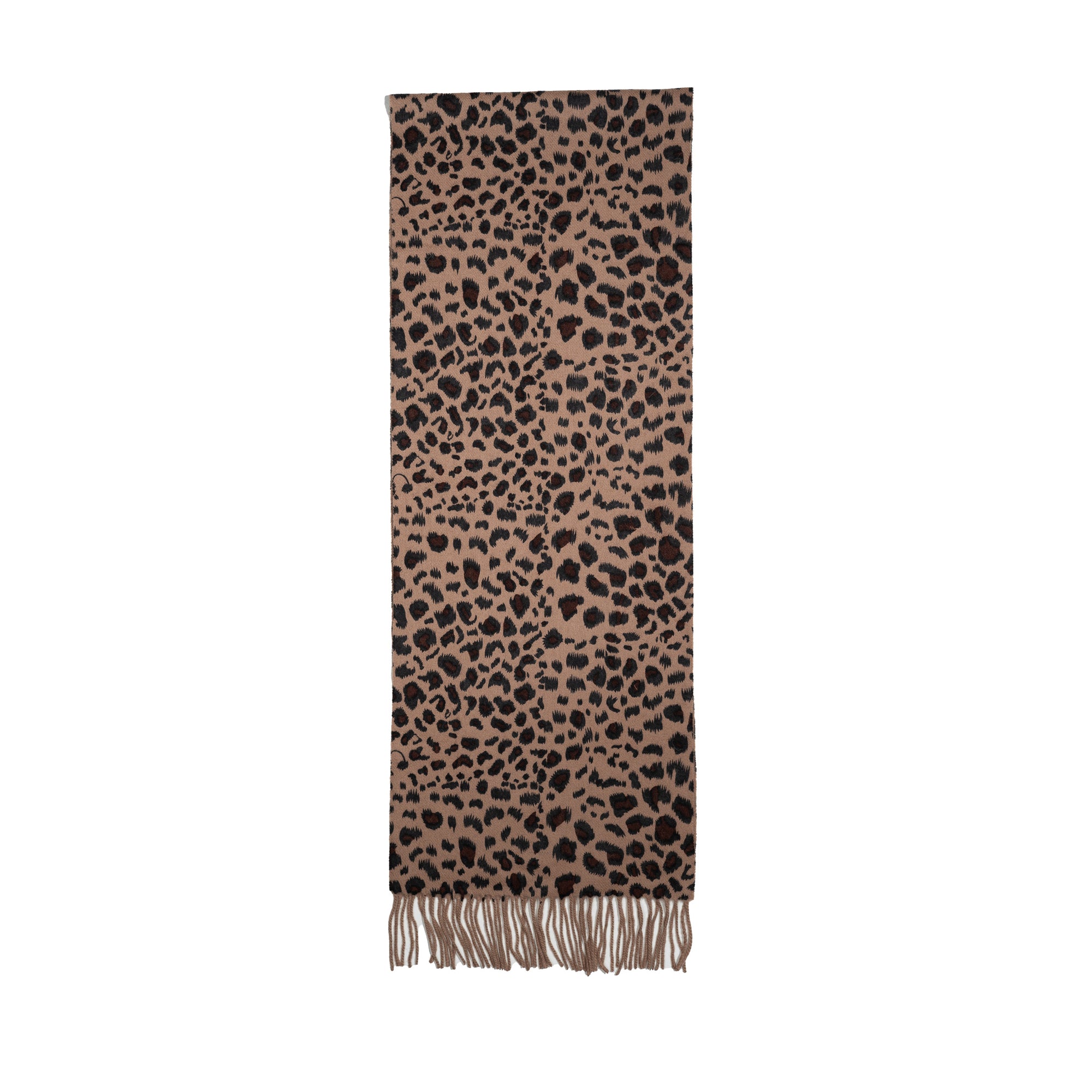 Australia Made Alpaca Scarf | Fine Wool Scarf - Dark Leopard Scarf