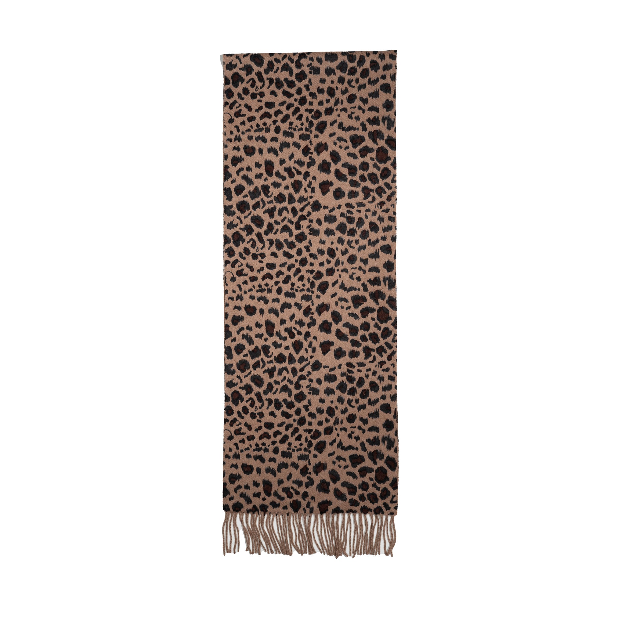 Australia Made Alpaca Scarf | Fine Wool Scarf - Dark Leopard Scarf