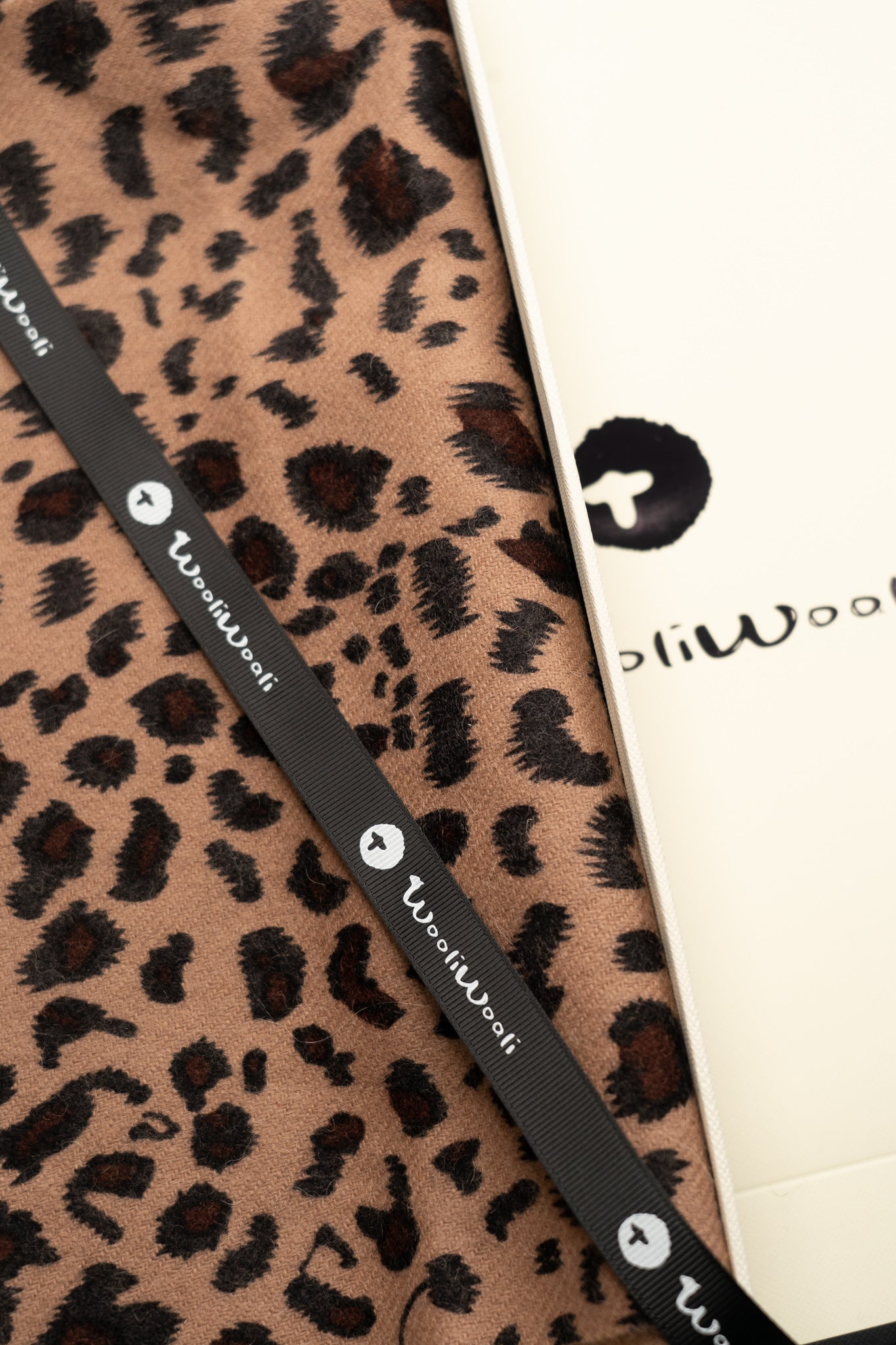 Australia Made Alpaca Scarf | Fine Wool Scarf - Dark Leopard Scarf