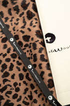 Australia Made Alpaca Scarf | Fine Wool Scarf - Dark Leopard Scarf