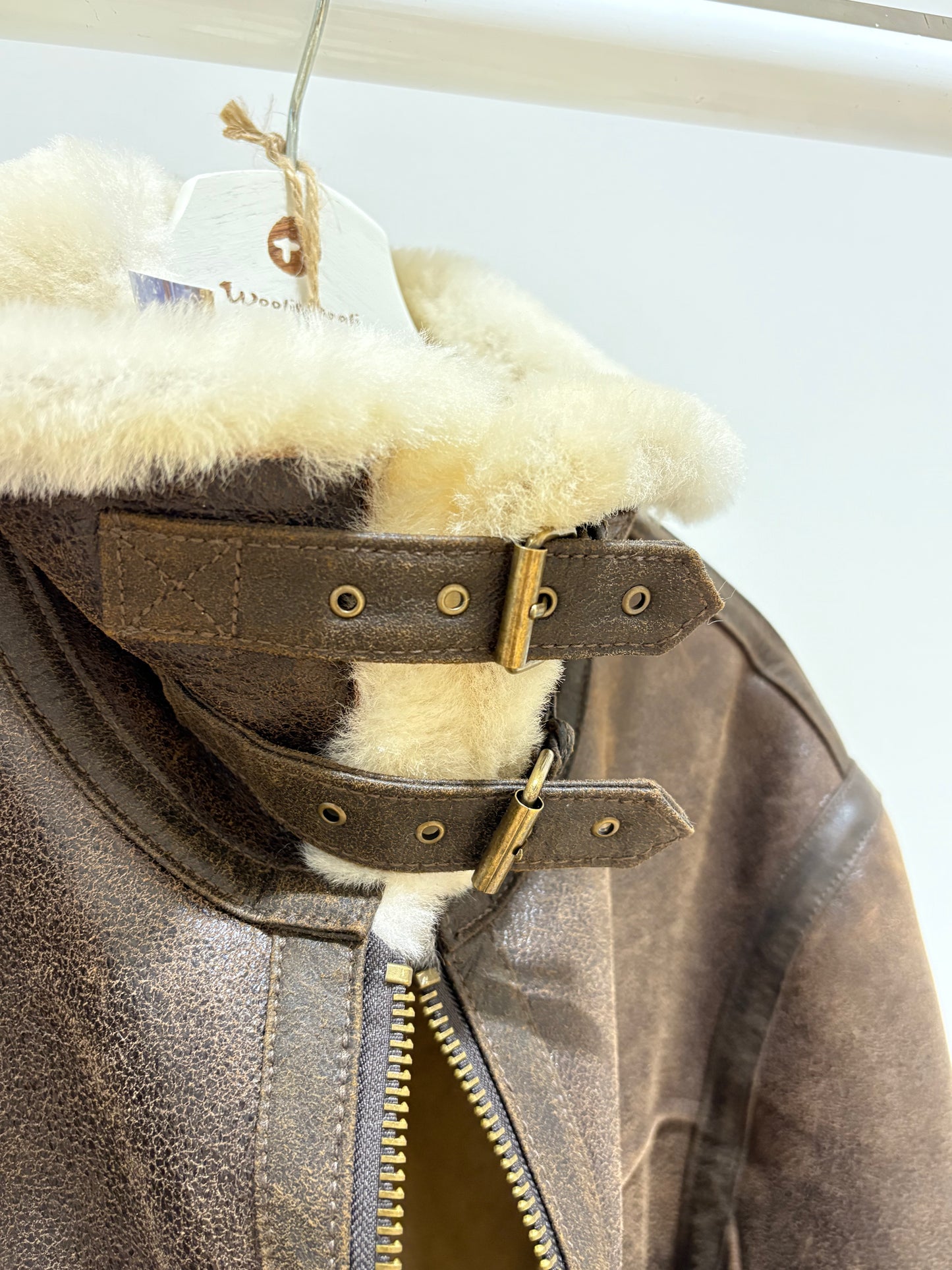 Men's Sheepskin Bomber - XXXL