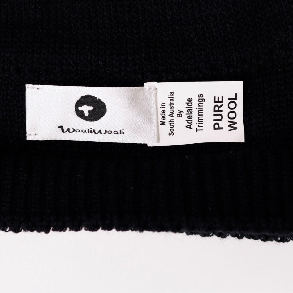 Pure Wool Beanie - Koala (Adult)
