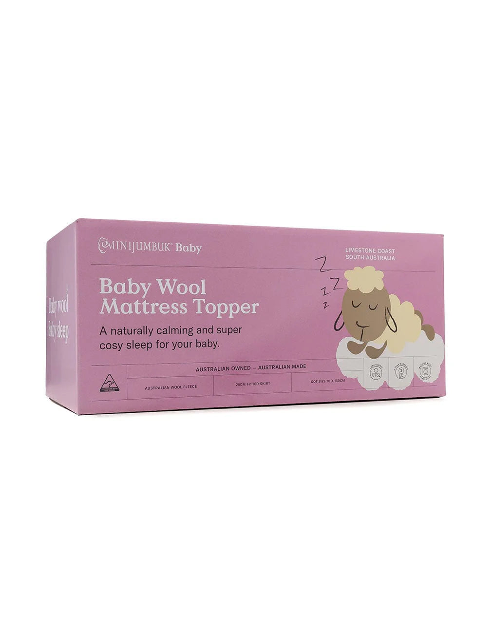 MINIJUMBUK Baby Wool Mattress Topper