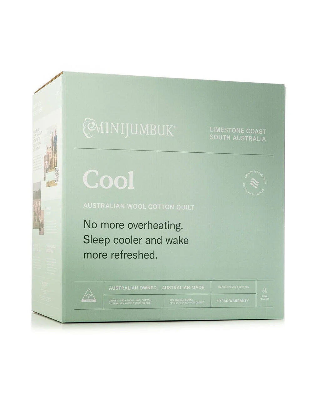 MINIJUMBUK Cool Wool Cotton Quilt （Queen size)