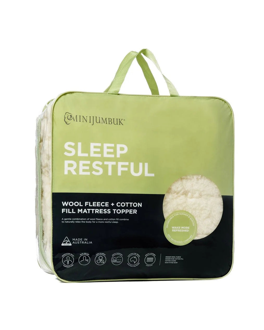 MINIJUMBUK Sleep Restful Mattress Topper