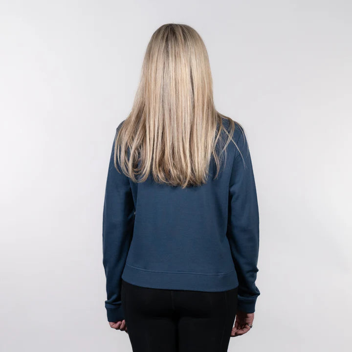 Women’s Merino Wool Freedom Sweatshirt – Deep Navy