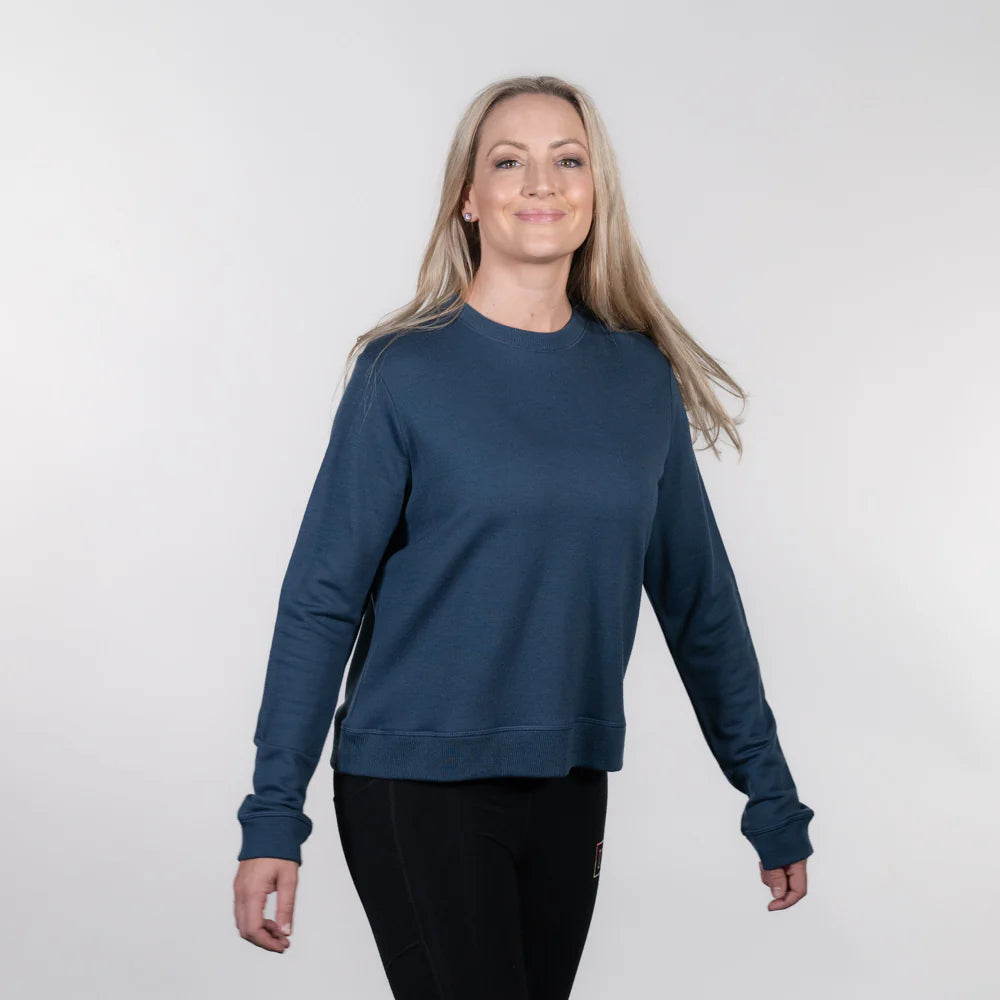 Women’s Merino Wool Freedom Sweatshirt – Deep Navy