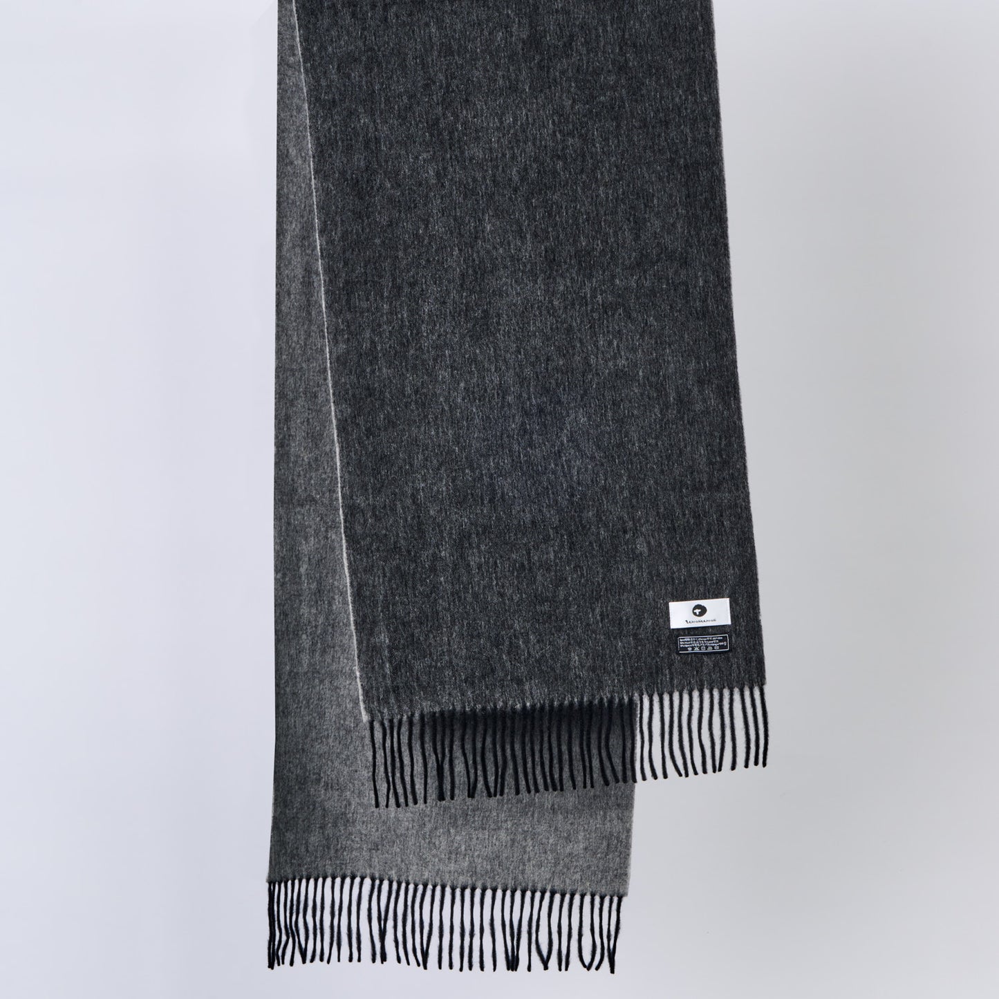 Australia made Alpaca Wool Scarf | Double Sided Shawl - Storm Peak