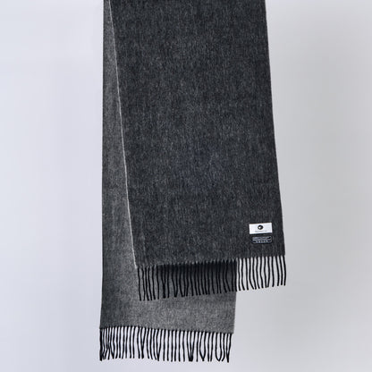 Australia made Alpaca Wool Scarf | Double Sided Shawl - Storm Peak