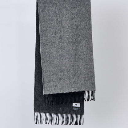 Australia made Alpaca Wool Scarf | Double Sided Shawl - Storm Peak