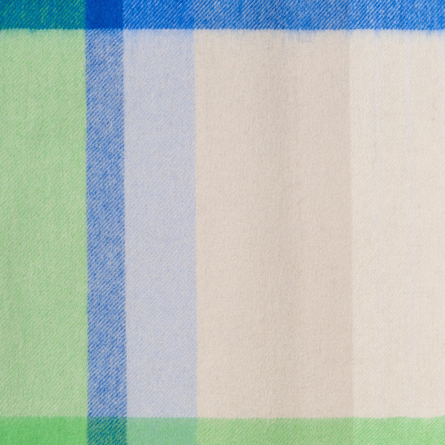 Australia Made 100% Merino Wool Scarf｜Plaid Scarf - Lemon & Lime