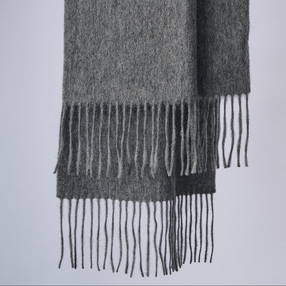 Australia Made 100% Merino Wool Scarf | Fine Wool Scarf - Black Opal