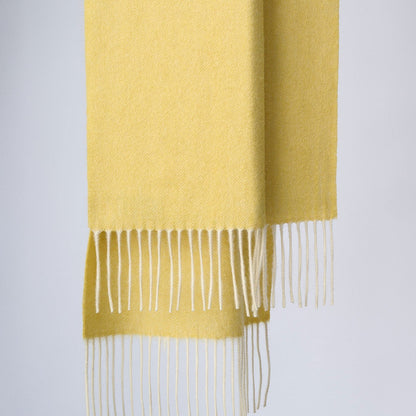 Australia Made Merino Wool Scarf | Solid Scarf - Golden Wattle