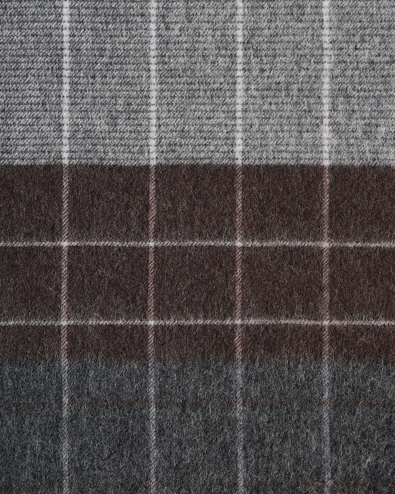 Australia Made 100% Merino Wool Scarf | Plaid Scarf - Coco Brownie