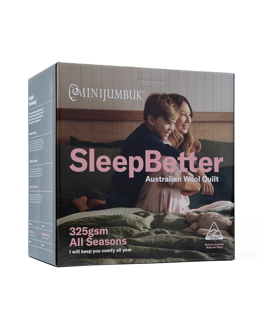 MINIJUMBUK SleepBetter All Seasons Wool Quilt