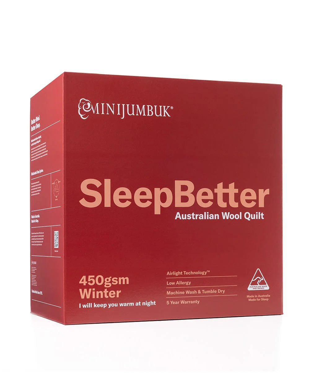 MINIJUMBUK SleepBetter Winter Wool Quilt