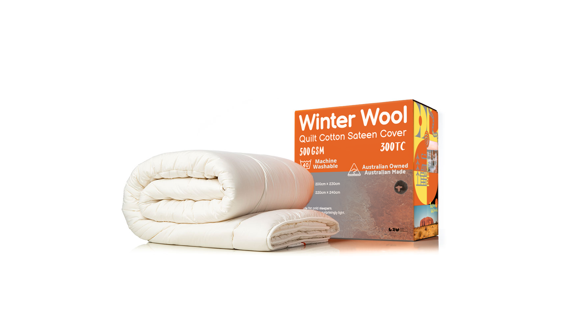 WooliWooli Wool Winter Quilt（QUEEN）