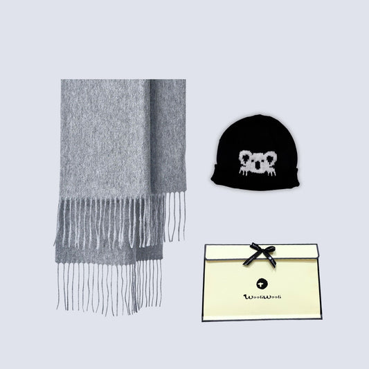 WooliWooli_woolscarf_blackbeanie_giftset