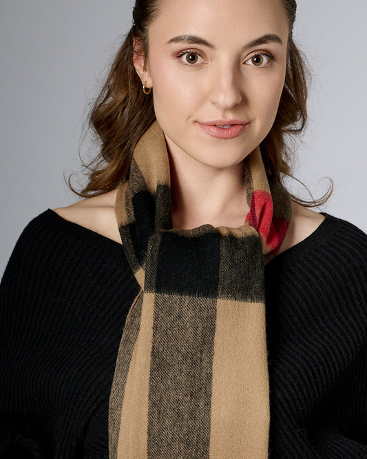 Australia Made 100% Merino Wool Scarf | Dusk Striped Scarf - Adelaide Hills