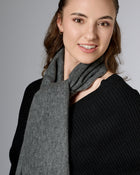Australia Made Merino Wool Scarf | Black Opal