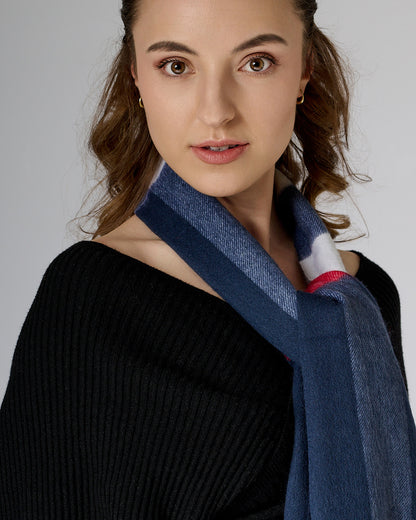 Australia Made 100% Merino Wool Scarf | Plaid Scarf - Margaret River, WA